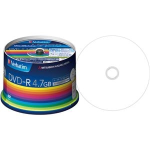 (まとめ) バーベイタム データ用DVD-R4.7GB 1-16倍速 スピンドルケース DHR47JP50V3 1パック(50枚)  【×10セット】