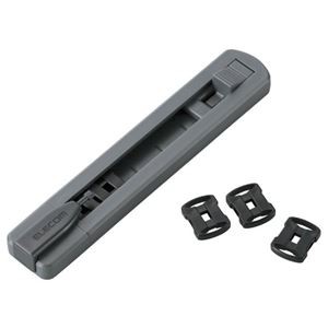 (まとめ) エレコム USBポートガード ストッパー6個付 ESL-USB1 1個  【×10セット】