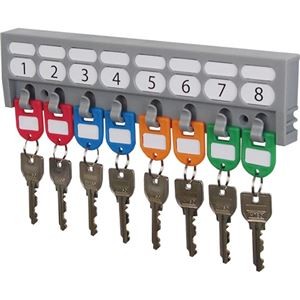 (まとめ) カール事務器 キーハンガー 8個吊CKH-8 1個  【×10セット】