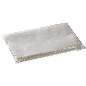 (まとめ) TANOSEE デリバリーパック 長4 透明 1パック（100枚）  【×10セット】