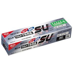 (まとめ) コニシ ウルトラ多用途SUクリヤー 120ml #04593 1本  【×10セット】