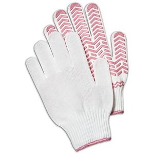 (まとめ) 川西工業 天然ゴムすべり止め軍手 女性用 ピンク #2221 1パック（3双）  【×10セット】