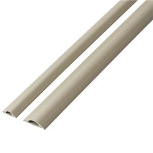 (まとめ) エレコム 床用エコモール幅45mm×長さ1m ベージュ LD-GAE1307 1本 【×10セット】