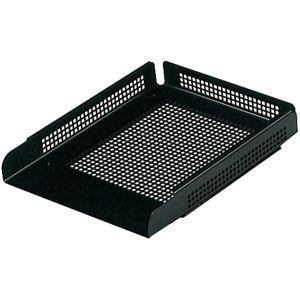 (まとめ) ライオン事務器 オープントレー A4タテ1段 白 NO.351 1個  【×10セット】