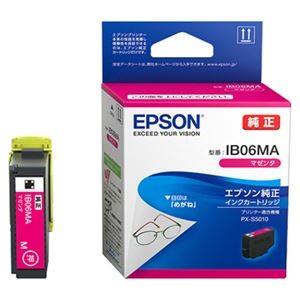 (まとめ) エプソン インクカートリッジ マゼンタIB06MA 1個  【×10セット】