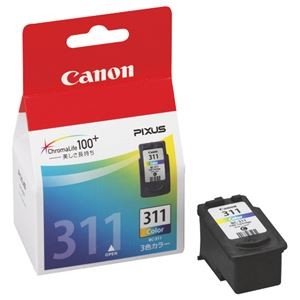 (まとめ) キヤノン Canon FINEカートリッジ BC-311 3色一体型 2968B001 1個  【×10セット】
