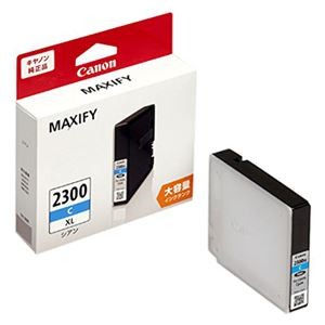 (まとめ) キヤノン インクタンクPGI-2300XLC シアン(大容量) 9262B001 1個  【×10セット】