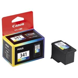 (まとめ) キヤノン Canon FINEカートリッジ BC-341 3色一体型 5215B001 1個  【×10セット】