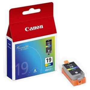 (まとめ) キヤノン Canon インクタンク BCI-19CLR 1510B001 1個  【×10セット】