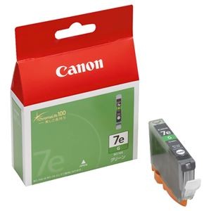 (まとめ) キヤノン Canon インクタンク BCI-7eG グリーン 0371B001 1個  【×10セット】