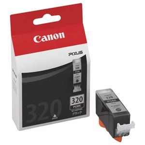 (まとめ) キヤノン Canon インクタンク BCI-320PGBK ブラック 2926B001 1個  【×10セット】