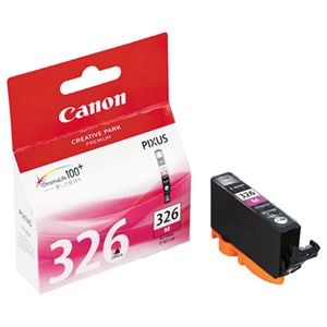 (まとめ) キヤノン Canon インクタンク BCI-326M マゼンタ 4537B001 1個  【×10セット】