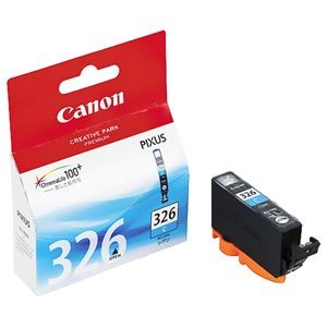 (まとめ) キヤノン Canon インクタンク BCI-326C シアン 4536B001 1個  【×10セット】