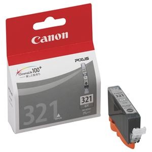 (まとめ) キヤノン Canon インクタンク BCI-321GY グレー 2931B001 1個  【×10セット】