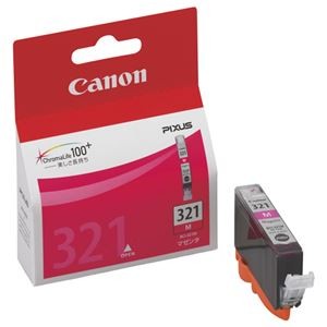 (まとめ) キヤノン Canon インクタンク BCI-321M マゼンタ 2929B001 1個  【×10セット】