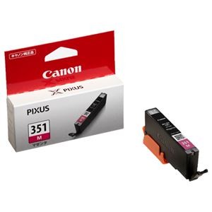 (まとめ) キヤノン Canon インクタンク BCI-351M マゼンタ 標準 6505B001 1個  【×10セット】