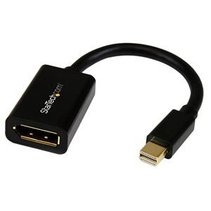 (まとめ) StarTech MiniDisplayPort-DisplayPort変換ケーブルアダプタ 15cm オス/メス MDP2DPMF6IN1本 【×10セット】