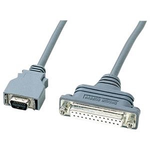(まとめ) サンワサプライ RS-232CケーブルNEC PC9821ノート対応 (セントロニクスハーフ14pin)オス-(D-Sub25pin)メス KRS-HA1502FK1本 【×10セット】