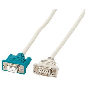 (まとめ) サンワサプライ RS-232Cケーブル延長用 D-Sub9pinメス-オス 2.0m KR-9EN2 1本 【×10セット】