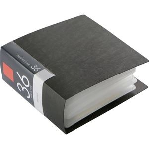 (まとめ) バッファローCD&DVDファイルケース ブックタイプ 36枚収納 ブラック BSCD01F36BK 1個 【×30セット】