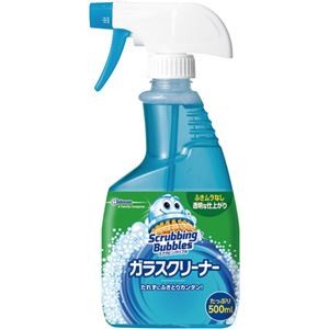 (まとめ) ジョンソン スクラビングバブル ガラスクリーナー 本体 500ml 1本  【×30セット】