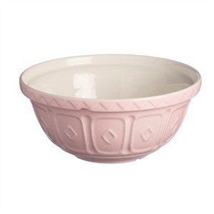 【メイソンキャッシュ】 陶製 ミキシングボウル 【ピンク 24cm】 電子レンジ 食洗器対応 〔キッチン 台所〕