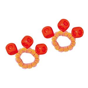 （まとめ）りんりんリストバンド 赤 【×10個セット】