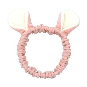 （まとめ）どうぶつヘアターバン ピンク 【×10個セット】