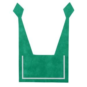 （まとめ）セーラーえり 緑 【×10個セット】