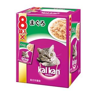 〔まとめ〕 キャットフード ペットフード カルカン パウチ 1歳から まぐろ 70g 8袋パック 20セット 猫用品 ペット用品【代引不可】