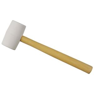 （まとめ）土牛産業 白いゴムハンマー 230g（×30セット）