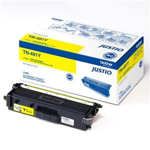 【訳あり・在庫処分】【純正品】BROTHER ブラザー トナーカートリッジ【TN-491Y イエロー】