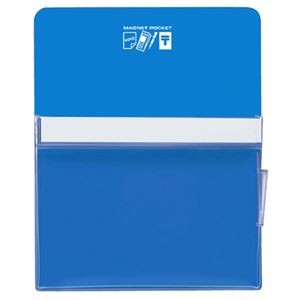 コクヨ マグネットポケット A4300×240mm 青 マク-500NB 1セット（6個）