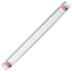 コクヨ 強力マグネットバー クリヤー200mm ピンク マク-T201NP 1セット（10本）