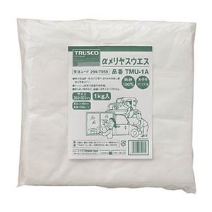 TRUSCO αメリヤスウエス 1kg TMU-1A 1袋