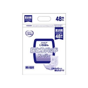 カミ商事 エルモア いちばん尿とりパッド スーパー 病院・施設用 1セット（288枚：48枚×6パック）