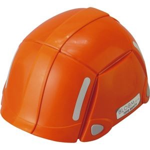 トーヨーセフティー防災用折りたたみヘルメット BLOOM オレンジ NO100-OR 1個