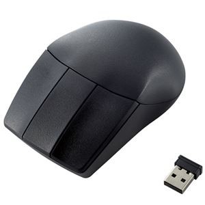 （まとめ）エレコム 3DCAD用無線3ボタンマウス ブラック M-CAD01DBBK 1個【×2セット】
