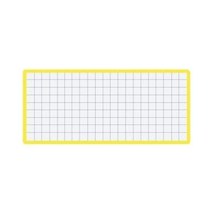 （まとめ）コクヨ マグネット見出し43×104mm 黄 マク-412Y 1セット（10個）【×2セット】