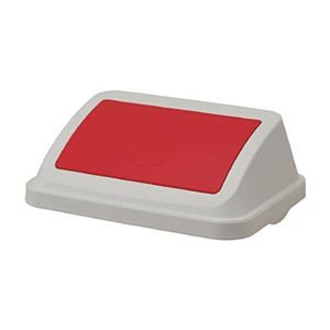 （まとめ）TRUSCO ワイドプッシュフタ 赤TBP-45WPU-R 1個（本体別売）【×2セット】