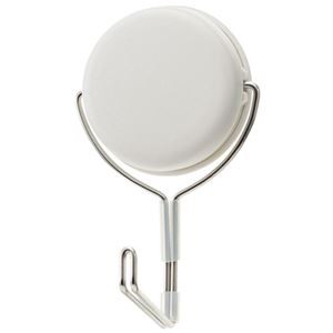（まとめ）TANOSEE 強力マグネットフック5kg ホワイト 1パック（3個）【×5セット】