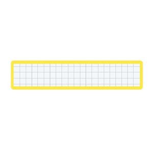 （まとめ）コクヨ マグネット見出し19×105mm 黄 マク-411Y 1セット（10個）【×5セット】