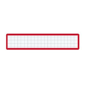 （まとめ）コクヨ マグネット見出し19×105mm 赤 マク-411R 1セット（10個）【×5セット】