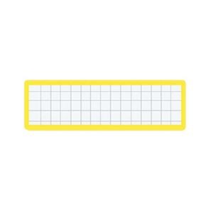 （まとめ）コクヨ マグネット見出し 19×75mm黄 マク-402Y 1セット（10個）【×5セット】