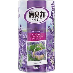 （まとめ）エステー トイレの消臭力 ラベンダー400ml 1セット（5個）【×5セット】