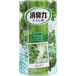 （まとめ）エステー トイレの消臭力 アップルミント400ml 1セット（5個）【×5セット】