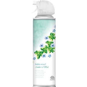 （まとめ）アース製薬 トイレのスッキーリエア！スッキーリミント 350ml 1セット（3本）【×5セット】