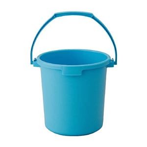 （まとめ）TRUSCO エコポリバケツ本体 22LRBK-22 1個（フタ別売）【×5セット】