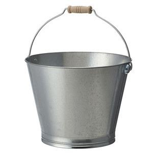 （まとめ）土井金属化成 トタンバケツ13型（薄板）1個【×5セット】