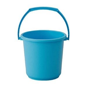 （まとめ）TRUSCO エコポリバケツ本体 13LRBK-13 1個（フタ別売）【×5セット】